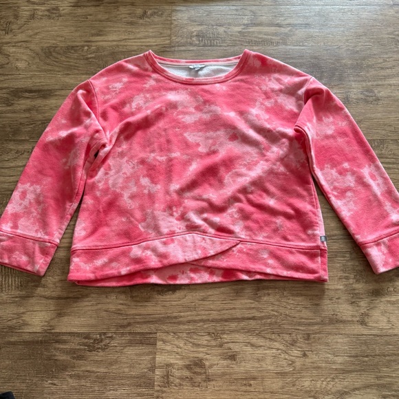 Talbots Tops - T By Talbots Tulip Hem Pullover Sweatshirt Size Large Women Athleisure Tie Dye